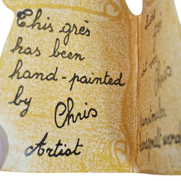 Grès de France Handpainted Stoneware Canister Schilder Coastal Cottage Pottery - Picture 5 of 16